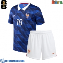 Fotballdrakt Barn Frankrike Warren Zaire-Emery #18 Hjemmedraktsett VM 2026 Kortermet (+ Korte bukser)